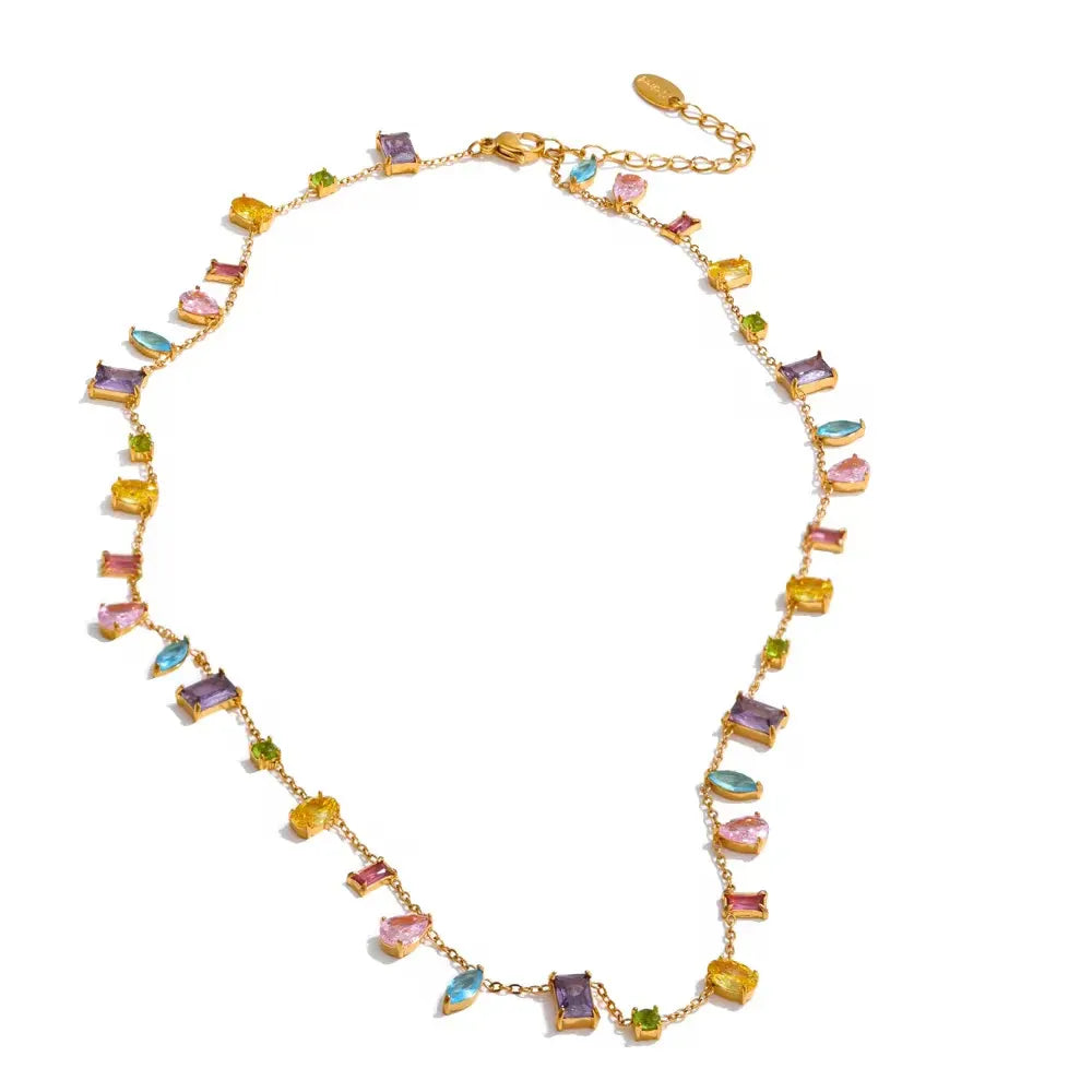 Motley & Klara Bespoke Luxe Zircon Necklace