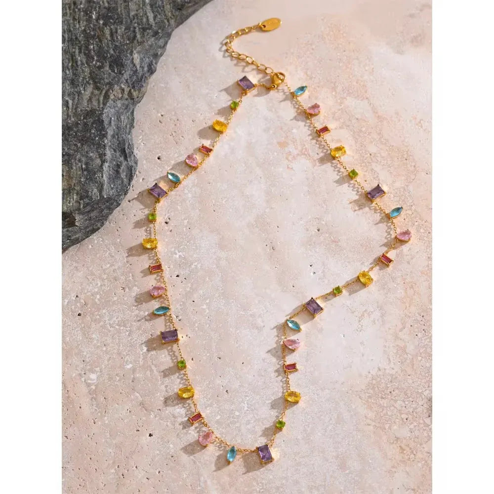 Motley & Klara Bespoke Luxe Zircon Necklace