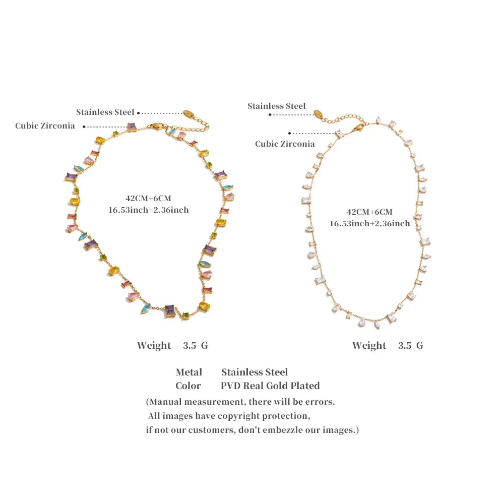 Motley & Klara Bespoke Luxe Zircon Necklace