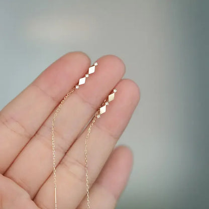 Helly Thread Earrings in 925 Silver