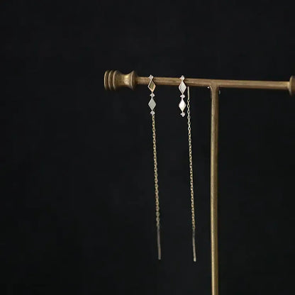Helly Thread Earrings in 925 Silver