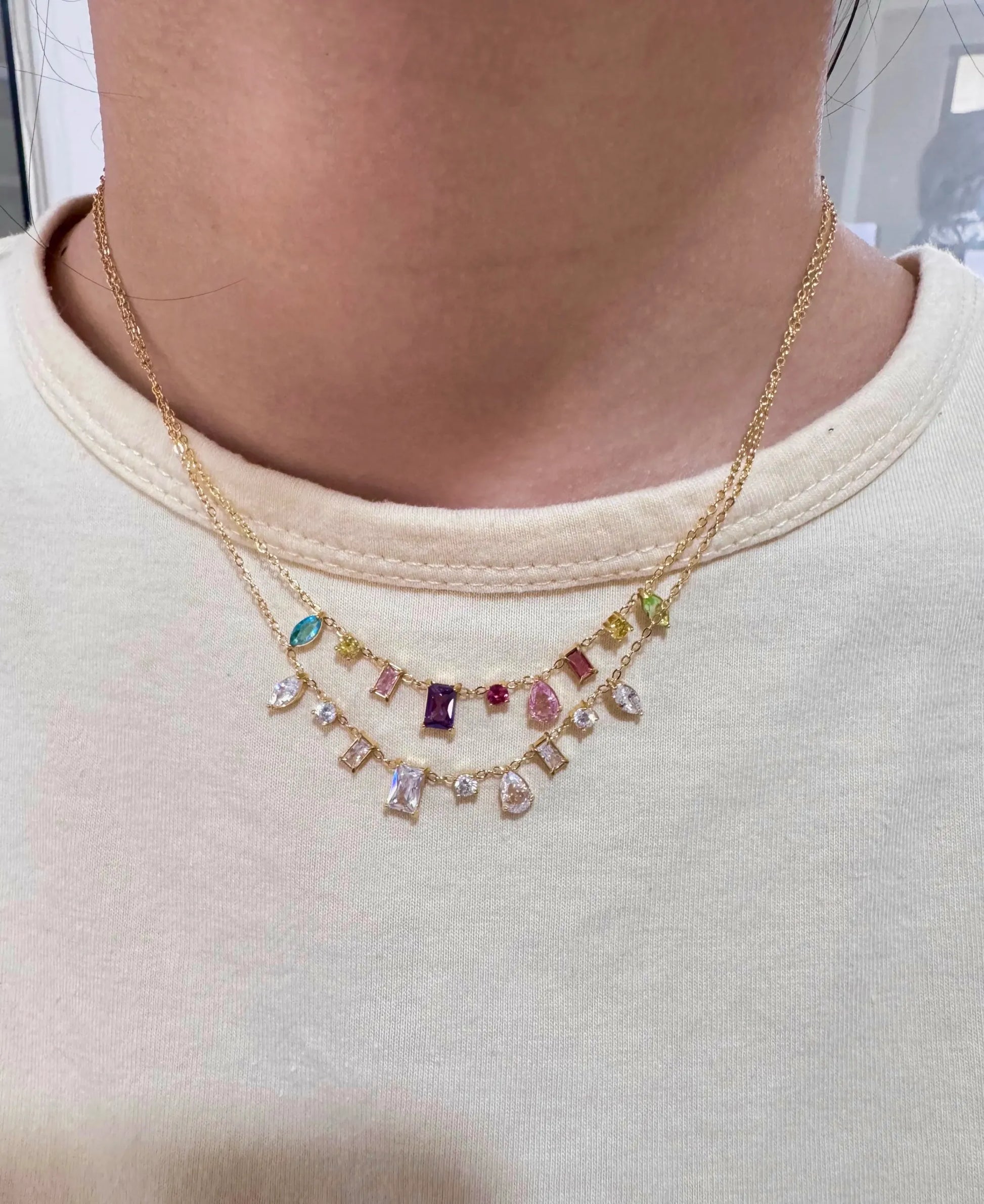 Motley & Klara Bespoke Pret Zircon Necklace
