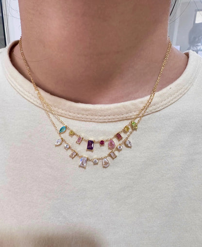 Motley & Klara Bespoke Pret Zircon Necklace
