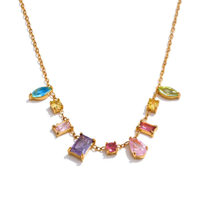 Motley & Klara Bespoke Pret Zircon Necklace