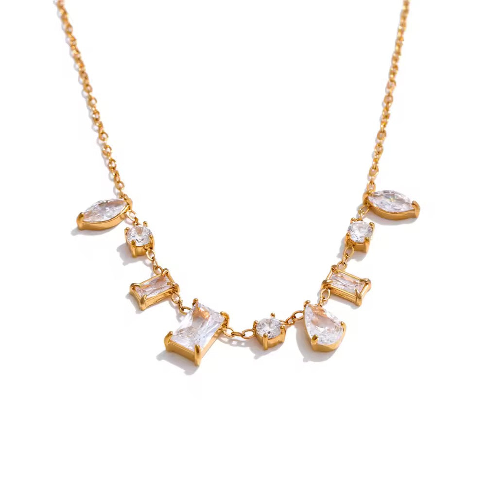 Motley & Klara Bespoke Pret Zircon Necklace