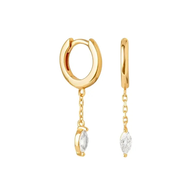 Lea Marquise Danglers in 925 Silver