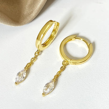 Lea Marquise Danglers in 925 Silver