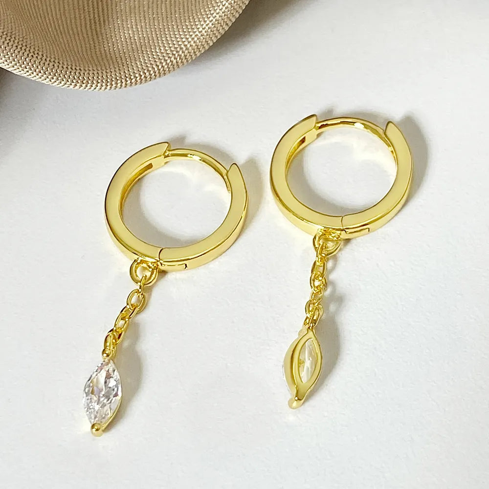 Lea Marquise Danglers in 925 Silver