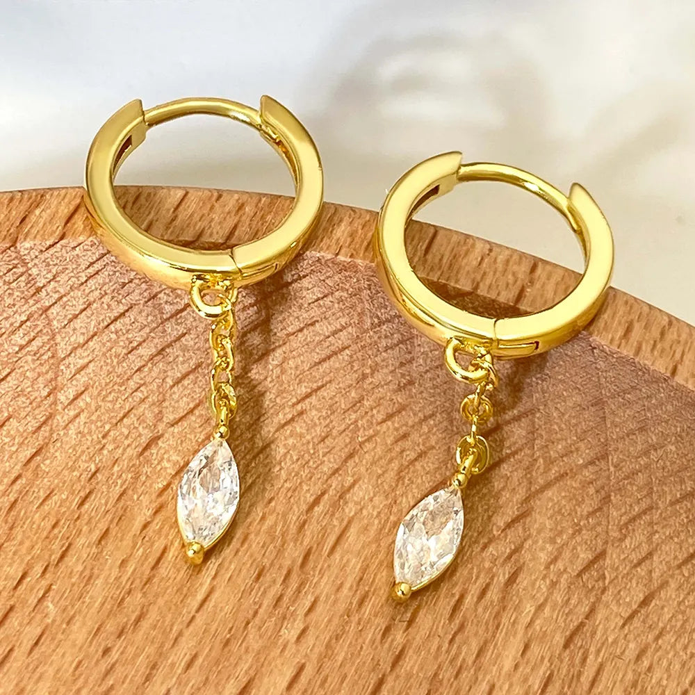 Lea Marquise Danglers in 925 Silver