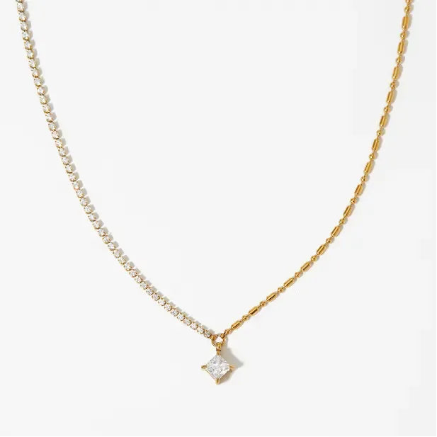 Jenny Princess Cut Necklace