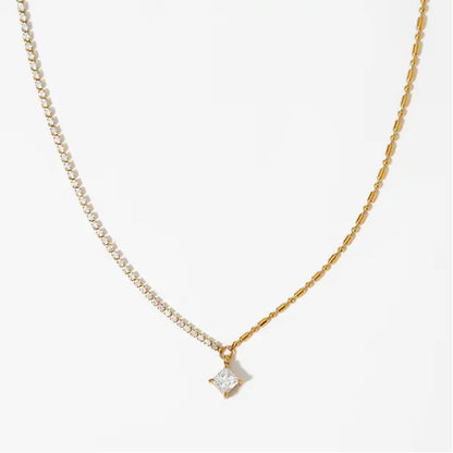 Jenny Princess Cut Necklace