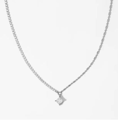 Jenny Princess Cut Necklace