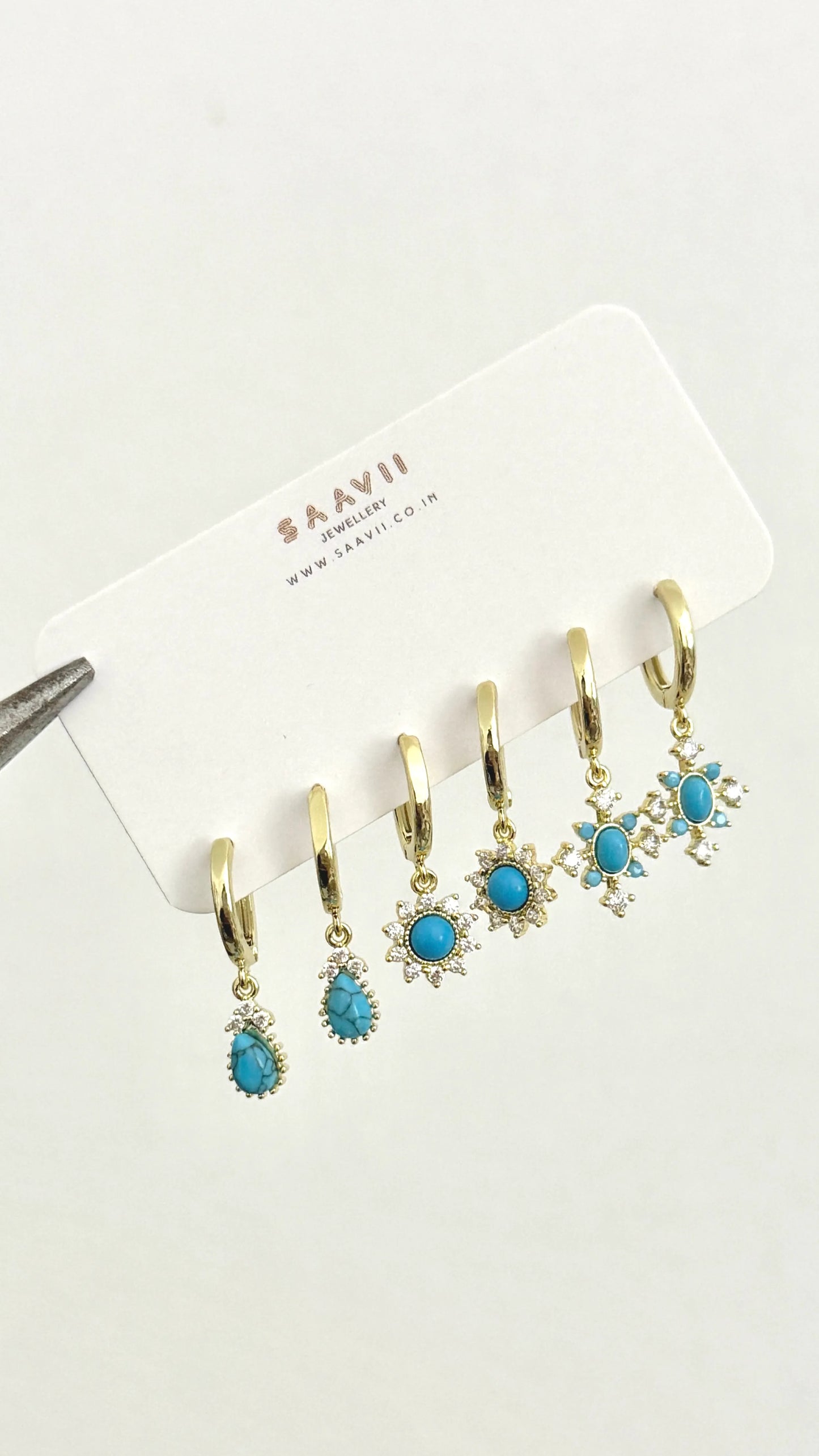 Turquoise Piercing Set