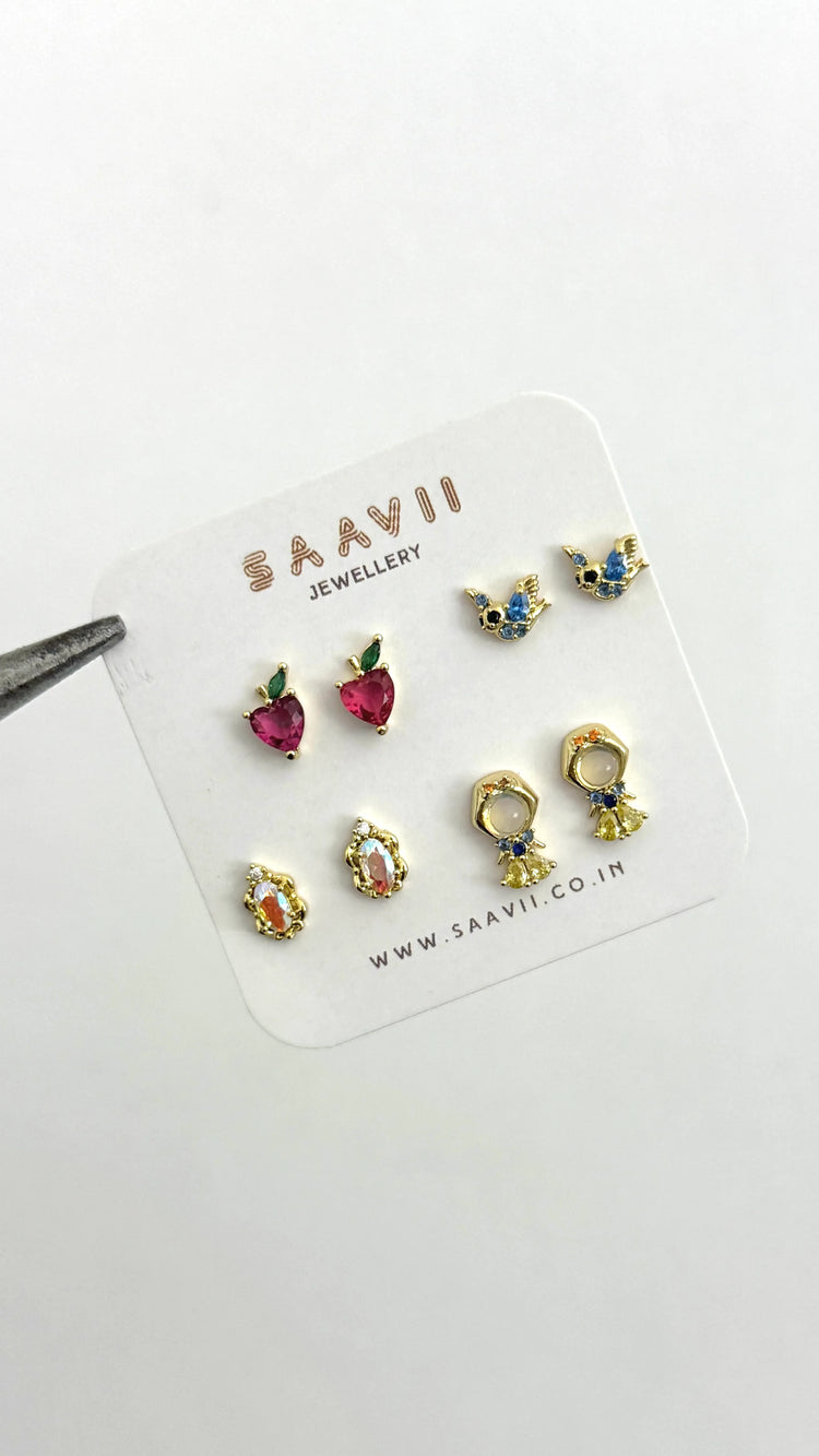 Snow white Piercing Set