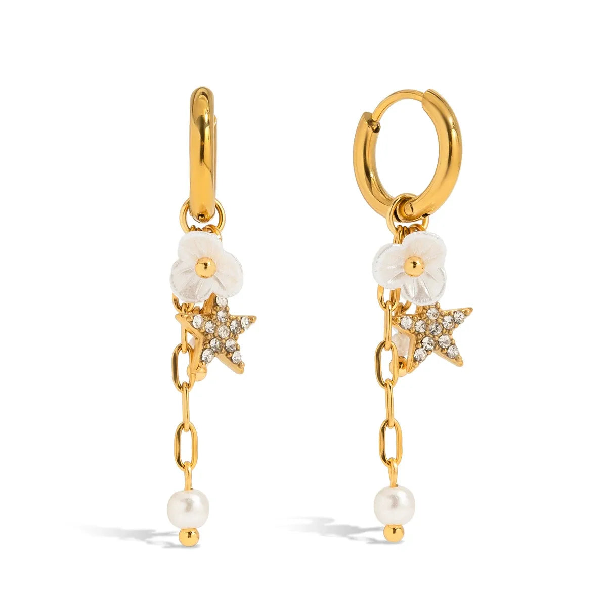 Zara Star Flower Earrings
