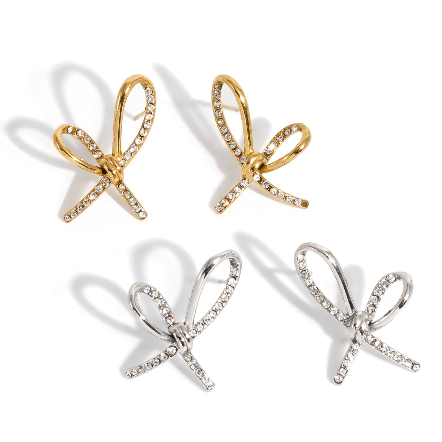 Knotty Bow Studs