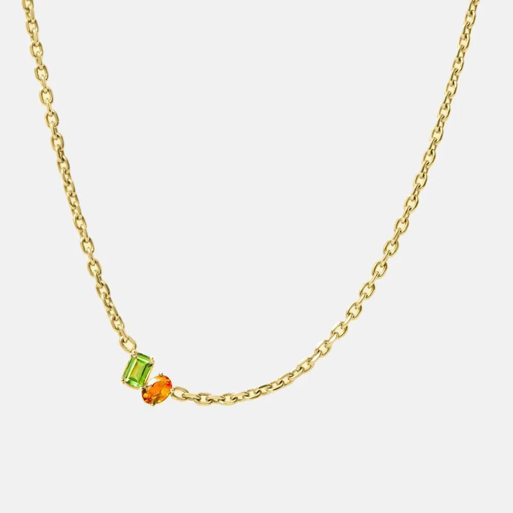 Poppy Moissanite Necklace