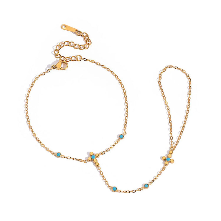 Talia Handchain bracelet & Ring
