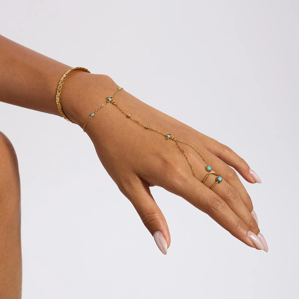 Talia Handchain bracelet & Ring