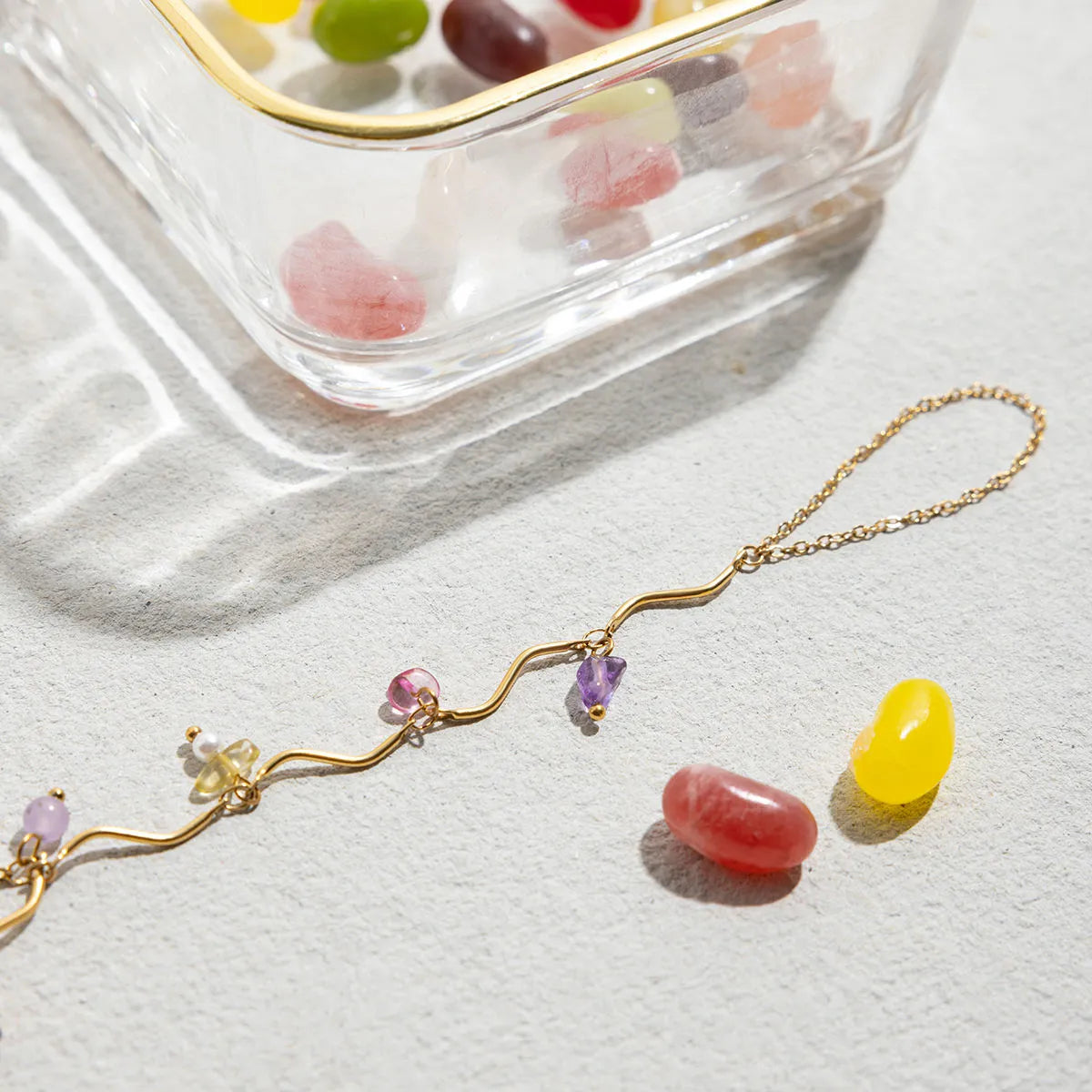 Charmed Candy Handchain with Ring