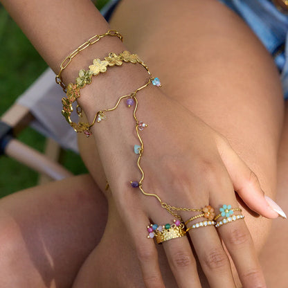 Charmed Candy Handchain with Ring