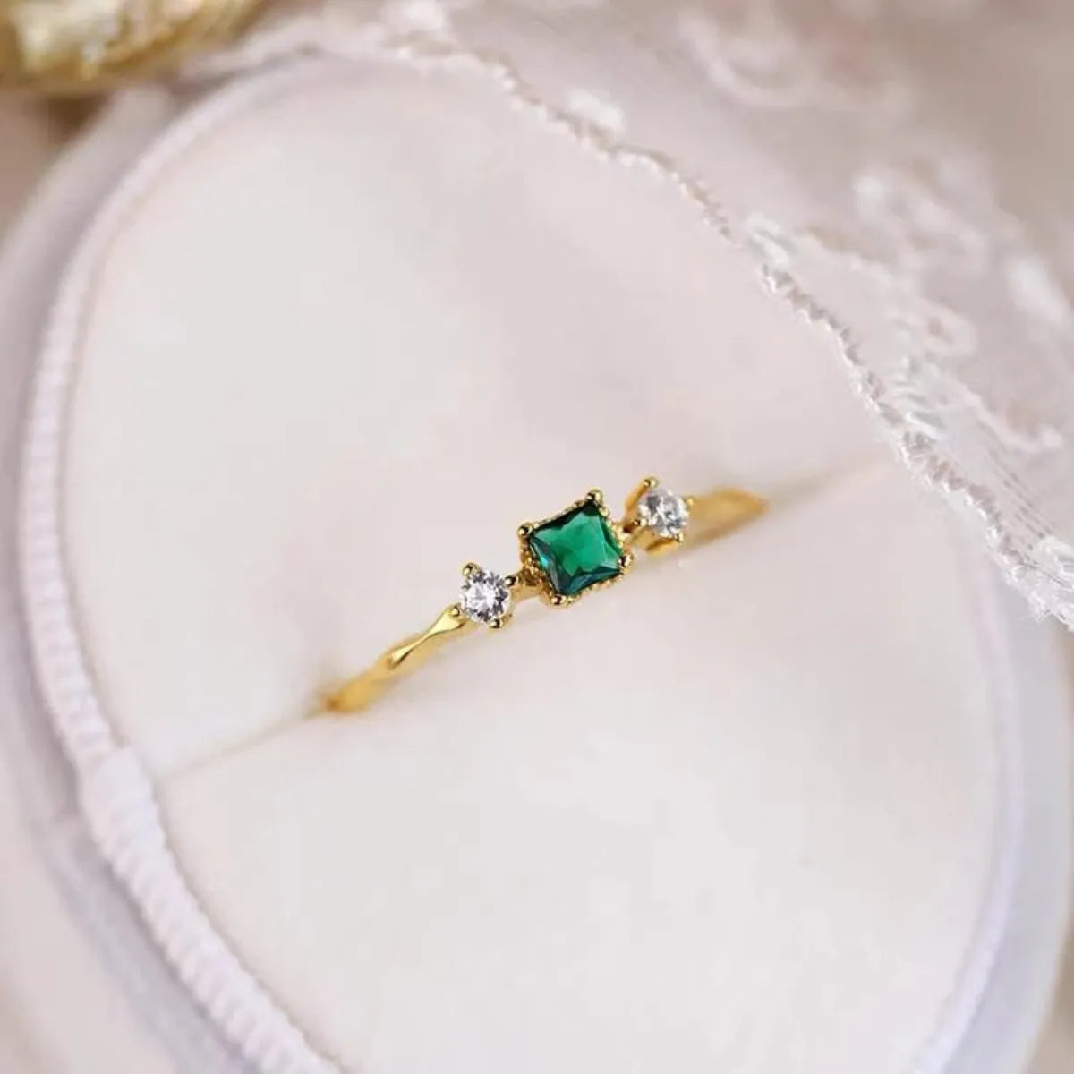 Jenna Emerald Ring