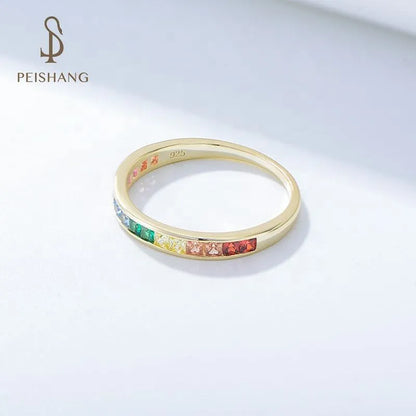 Sera Rainbow Ring in 925 Silver