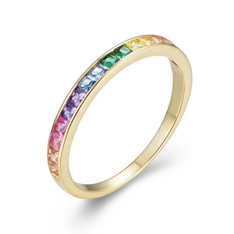 Sera Rainbow Ring in 925 Silver