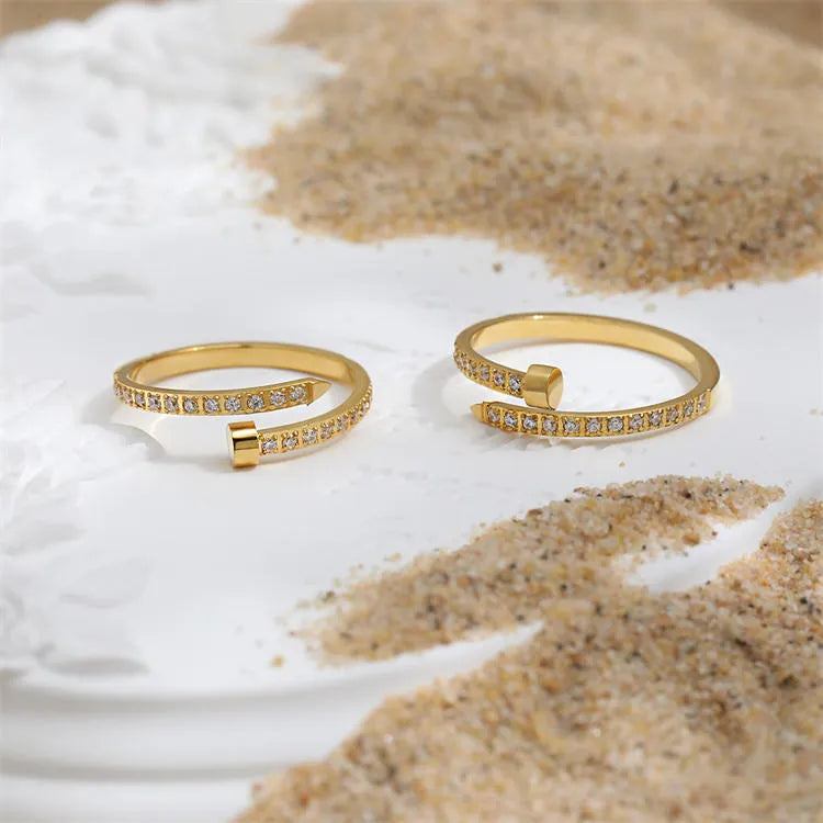 Luxe Studded Nail Ring