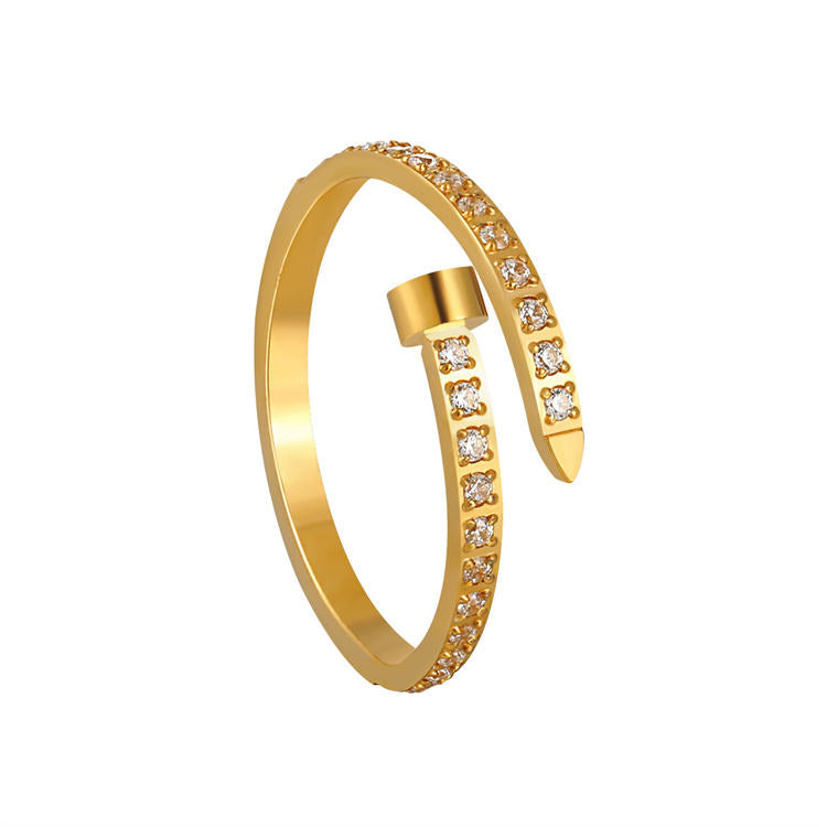 Luxe Studded Nail Ring