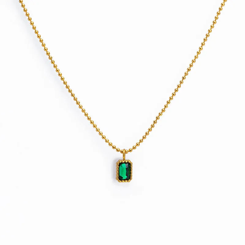 Emma Emerald Necklace