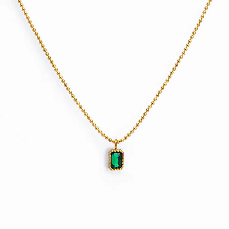Emma Emerald Necklace