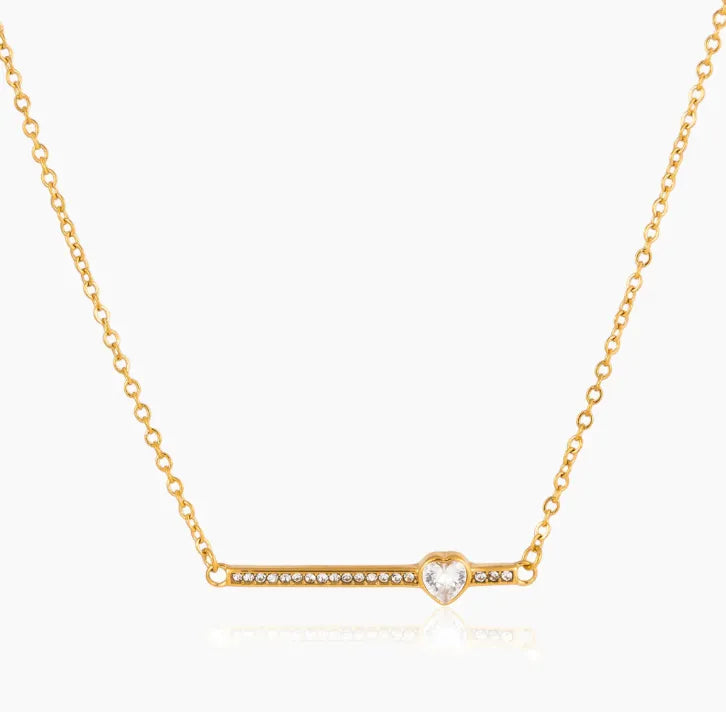 Minimal Heart Necklace
