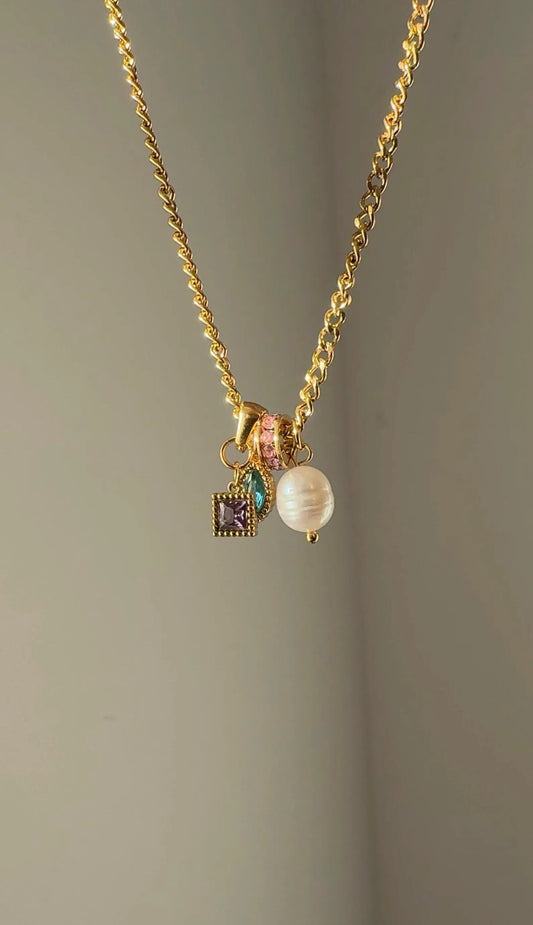 Lila Charm Necklace