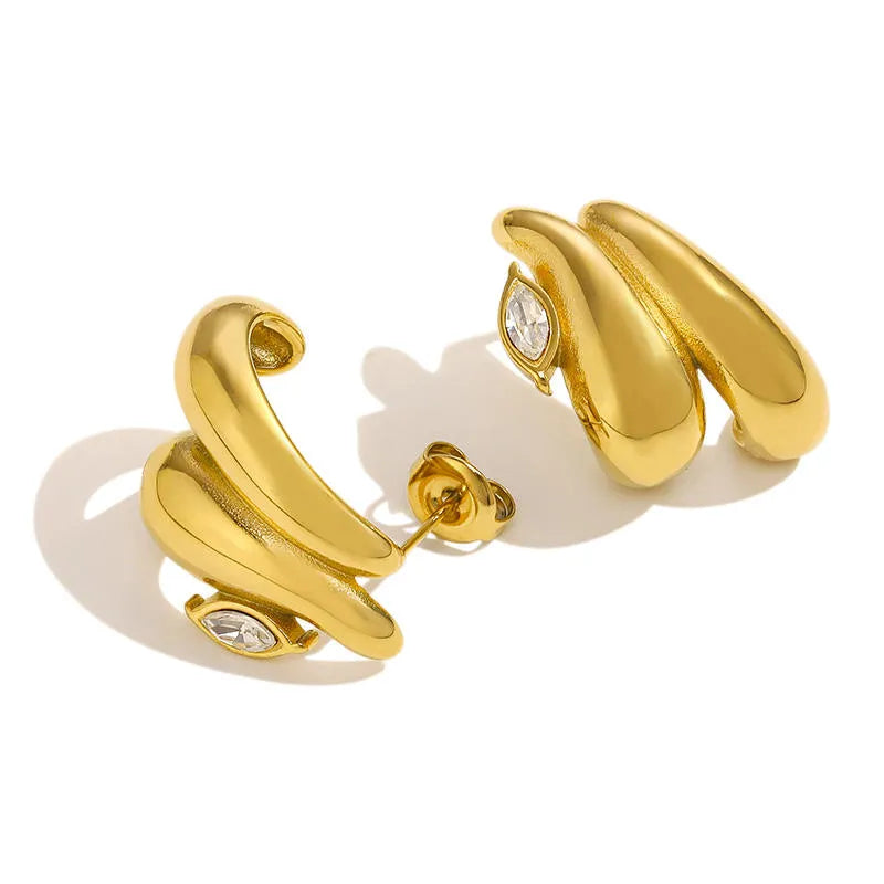 Sun-kissed earrings