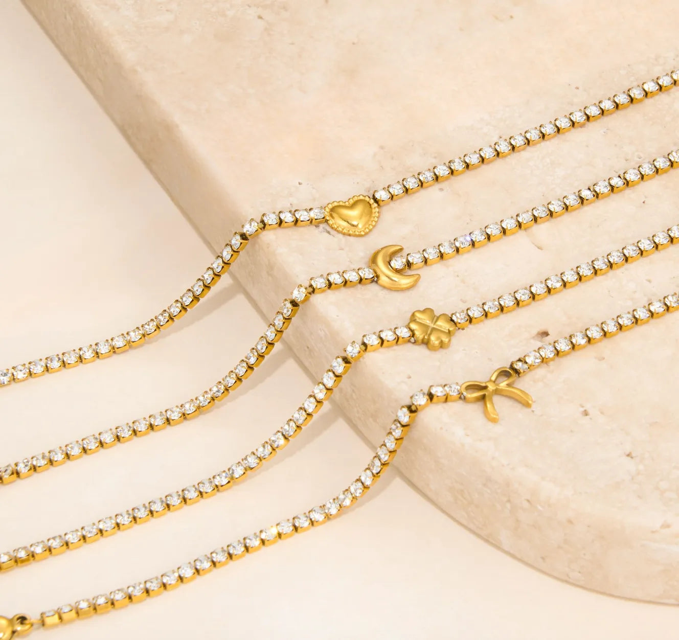 Milia Zircon Fluid Bracelets