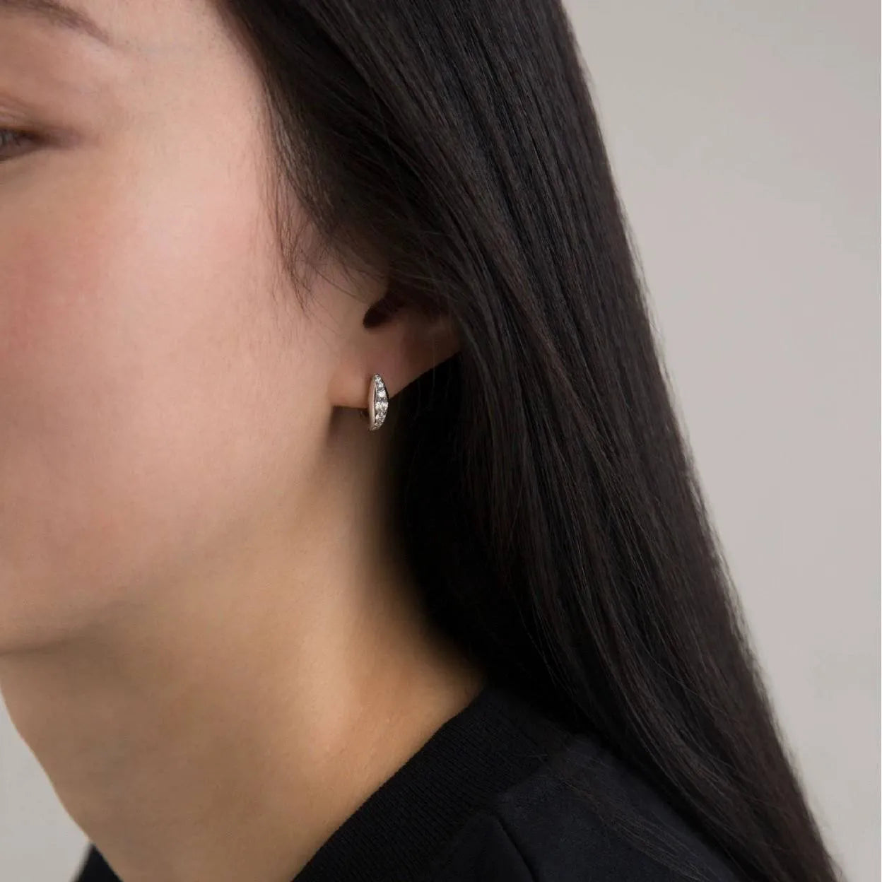 Bronwyn Hoops in 925 Silver