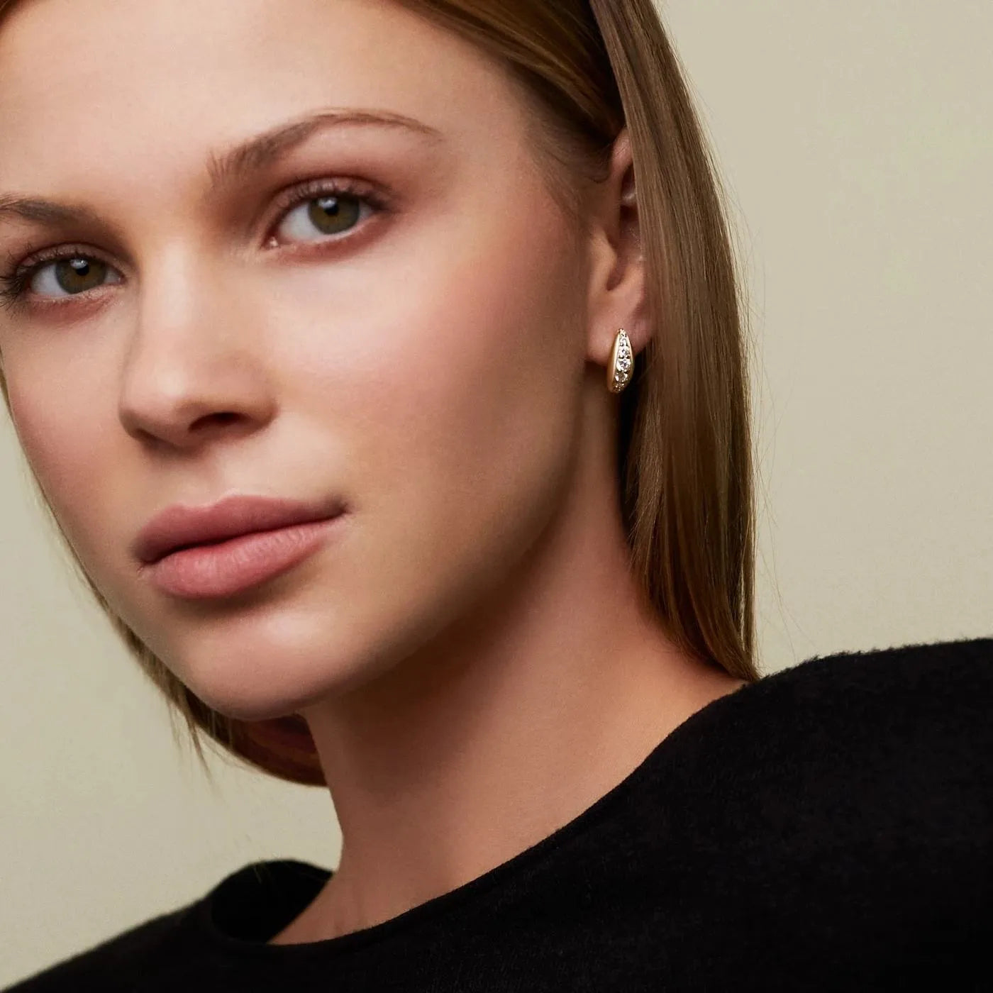 Bronwyn Hoops in 925 Silver
