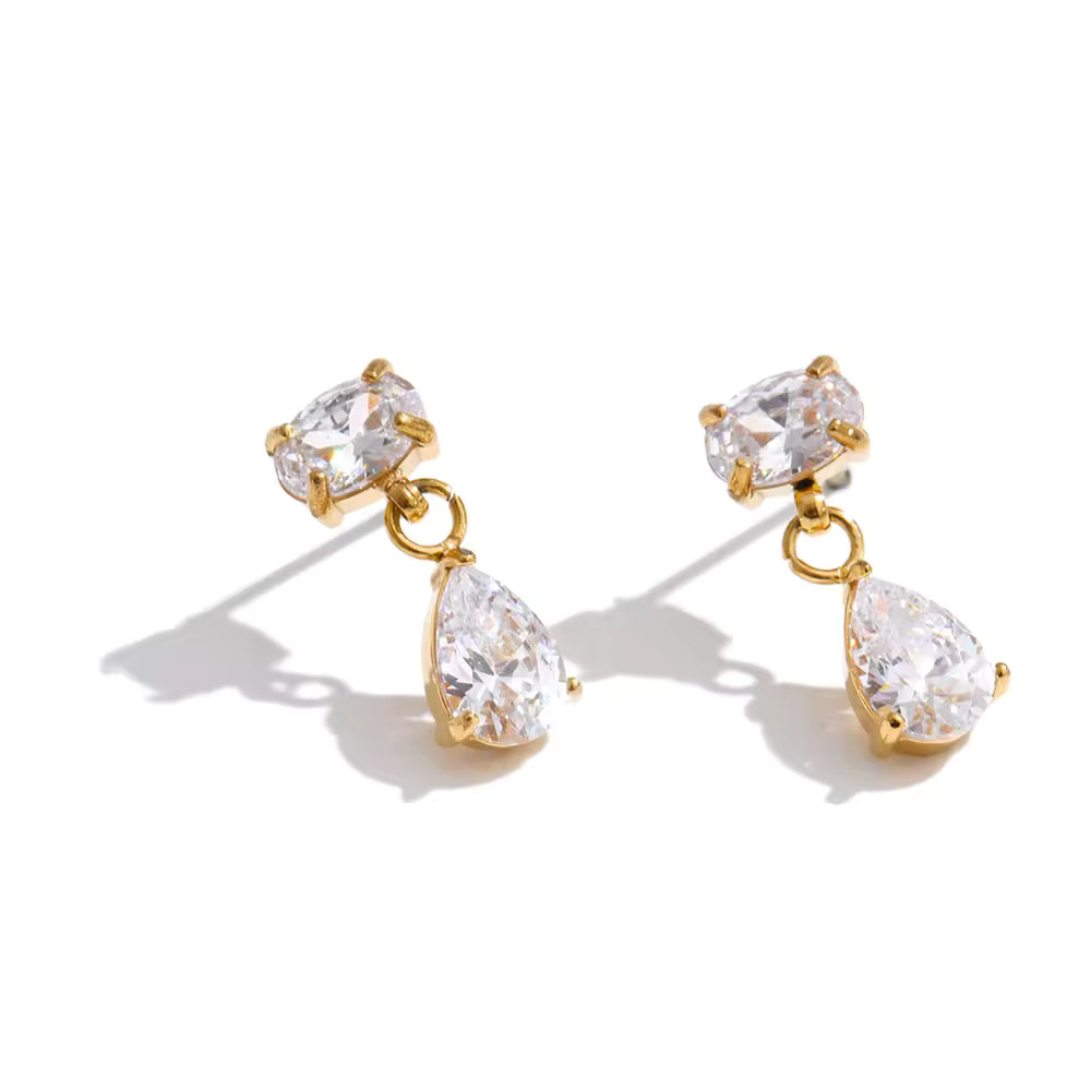 Rue Pret Soliatire Earrings