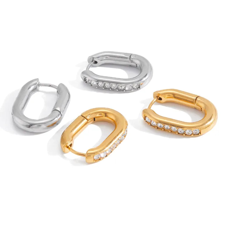 Elise Studded Hoops