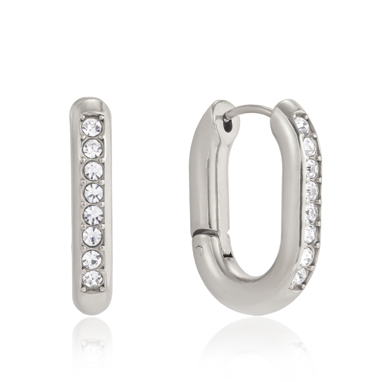 Elise Studded Hoops
