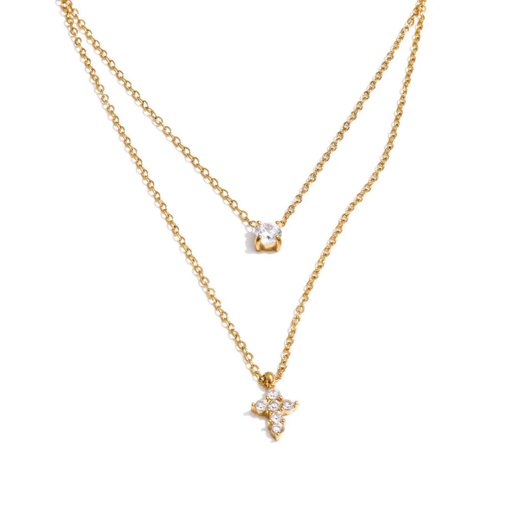 Faith Layered Necklace