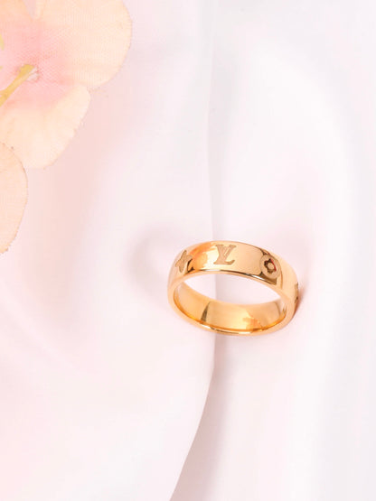 Etched eL-Vi Ring