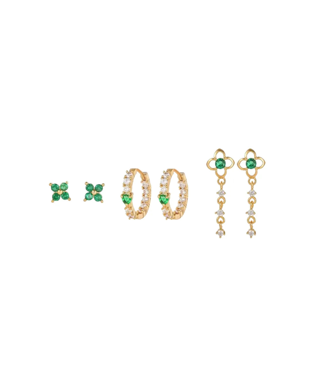 Jade Pret Clover Piercing Set
