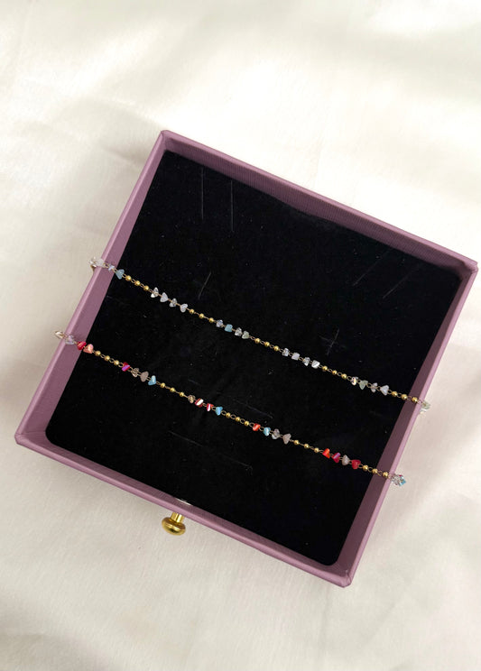 Dainty Gemstone Fluid Bracelet