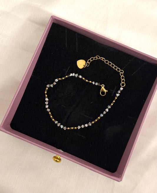 Dainty Gemstone Fluid Bracelet