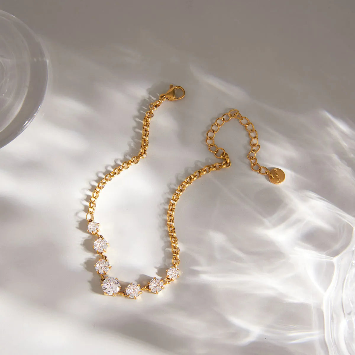 June Solitaire Fluid Bracelet