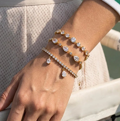 June Solitaire Fluid Bracelet