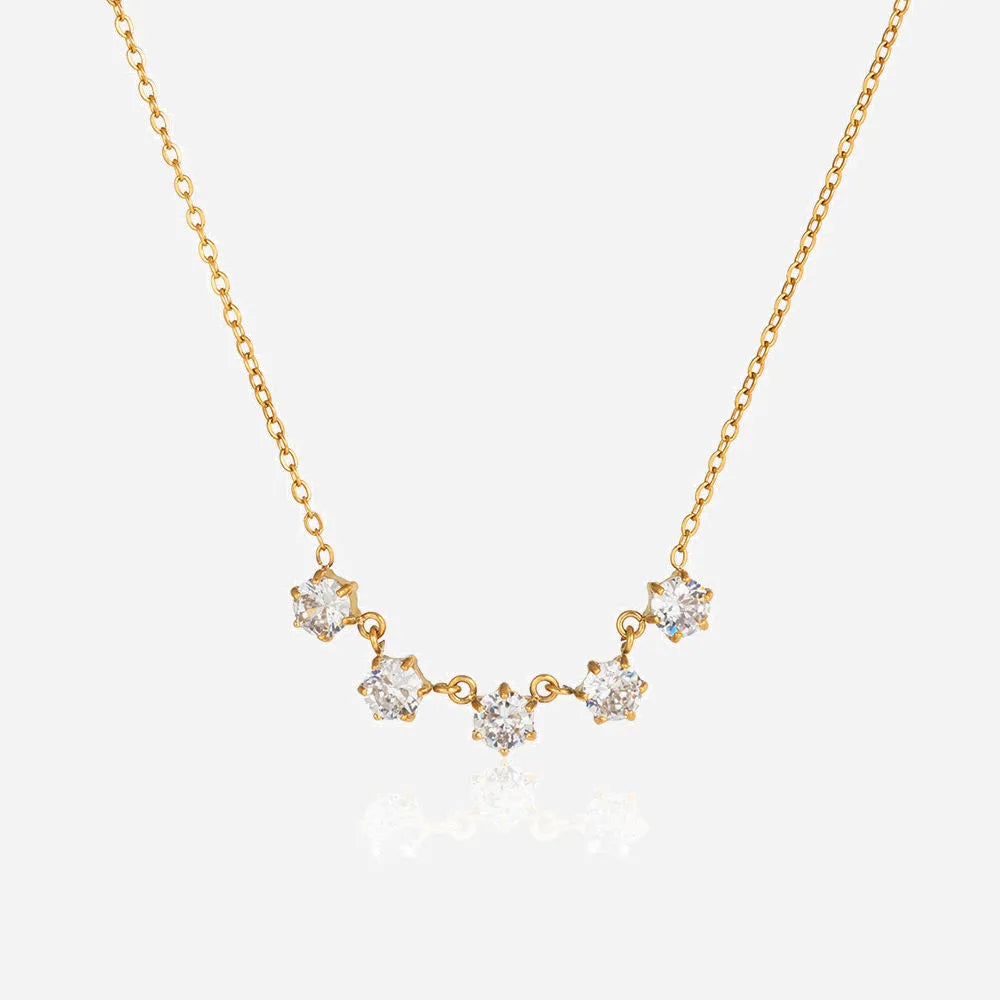 June Solitaire Necklace