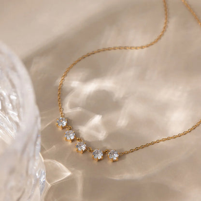 June Solitaire Necklace